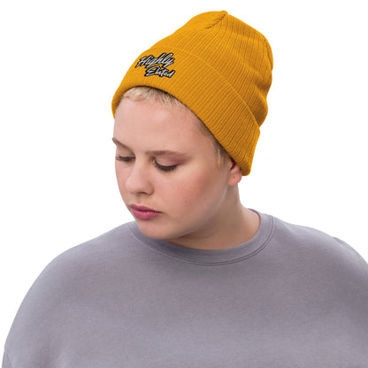 Highly Elated Ribbed Knit Beanie