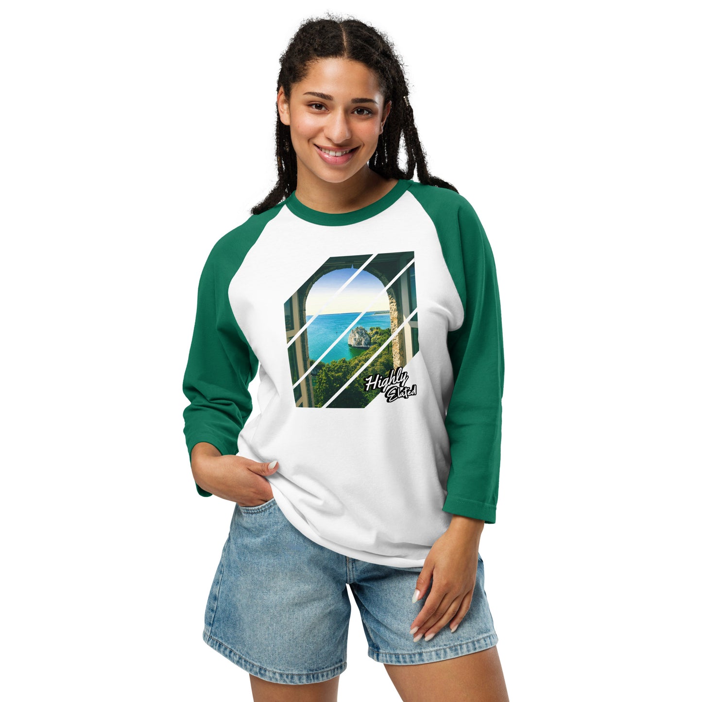 Ocean View Baseball Tee