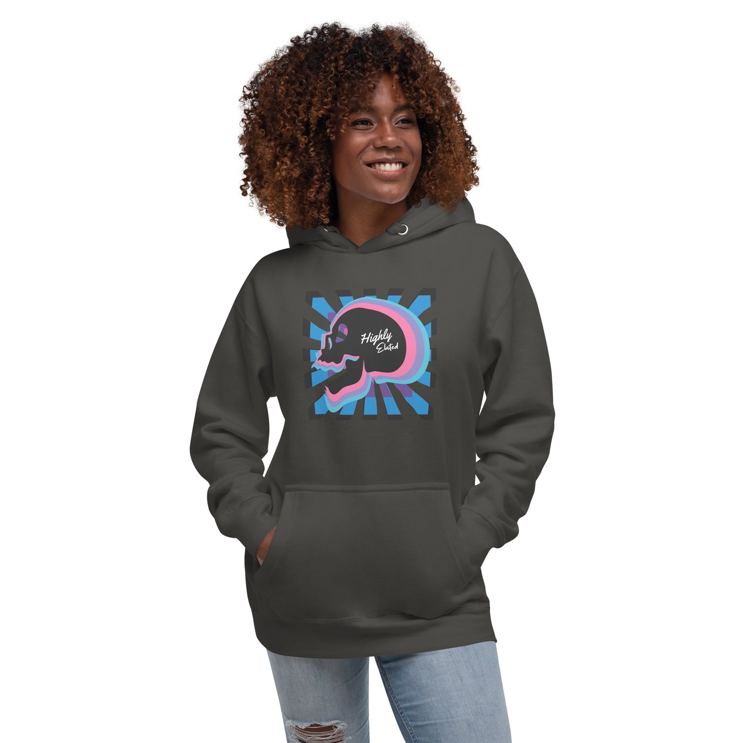 Colored Skull Hoodie