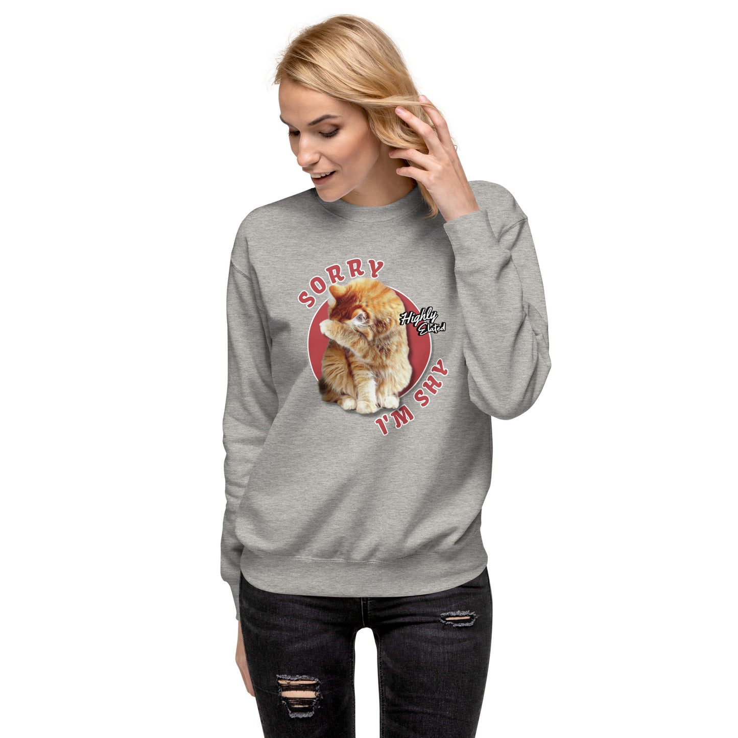 Shy Kittie Sweatshirt